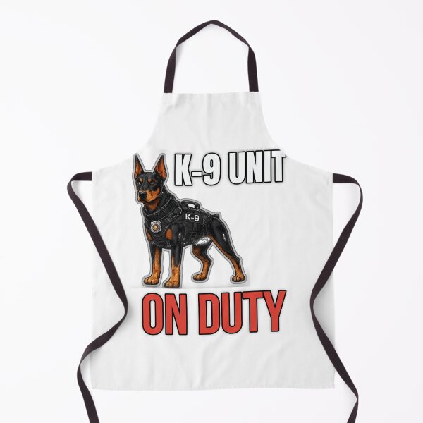 Item preview, Doberman K9 Unit On Duty Police Dog Shirt K9 Dog Lover Gift designed and sold by ahfas86.