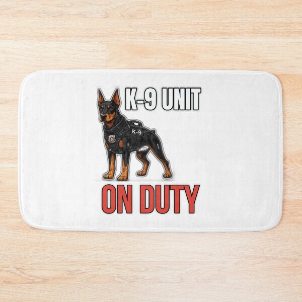 Item preview, Doberman K9 Unit On Duty Police Dog Shirt K9 Dog Lover Gift designed and sold by ahfas86.