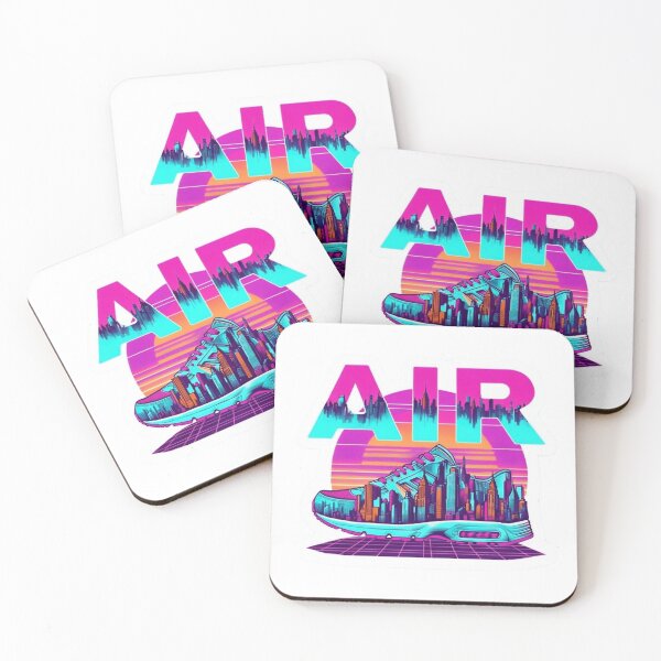 Item preview, AIR New York Skyline Urban Sneaker Sticker designed and sold by Imaginarium of Chaos falcon88 .