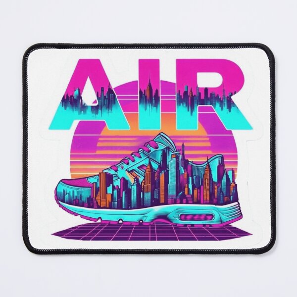 Item preview, AIR New York Skyline Urban Sneaker Sticker designed and sold by Imaginarium of Chaos falcon88 .