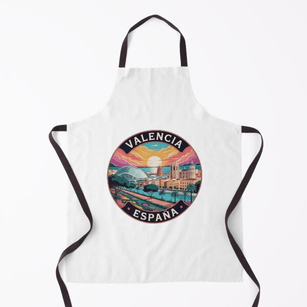 Item preview, Valencia Spain Sunset: Modern and Coastal Skyline designed and sold by CircinusStore.