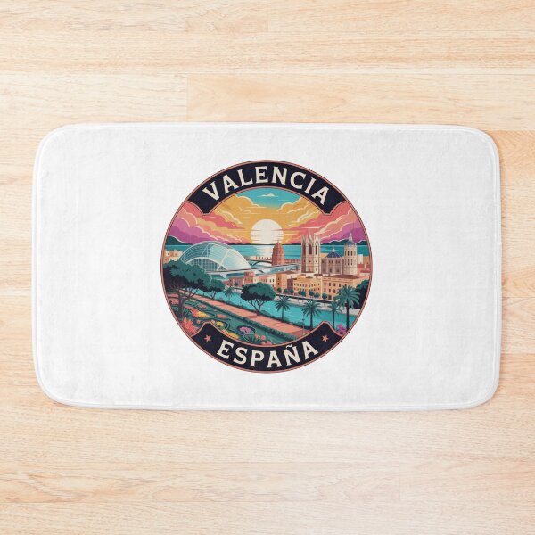 Item preview, Valencia Spain Sunset: Modern and Coastal Skyline designed and sold by CircinusStore.