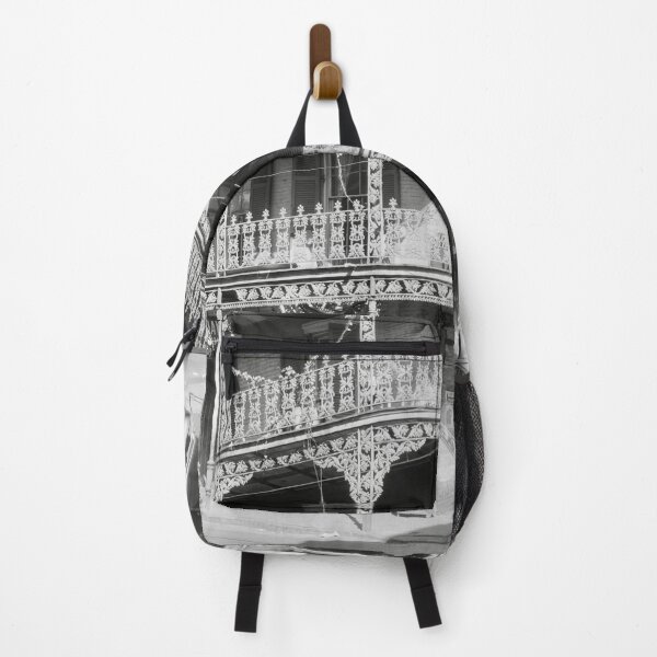Item preview, French Quarter, Royal Street, New Orleans vintage black and white photograph designed and sold by Astrid Arkhangelsky.
