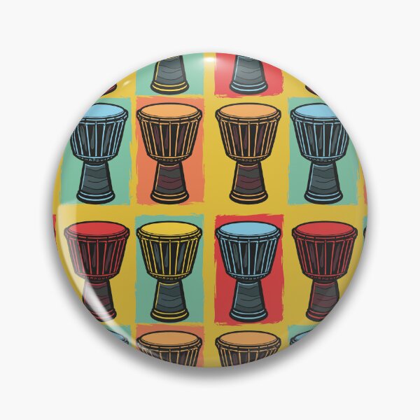 Item preview, African Djembe Drums Pop Art designed and sold by MammothArt.