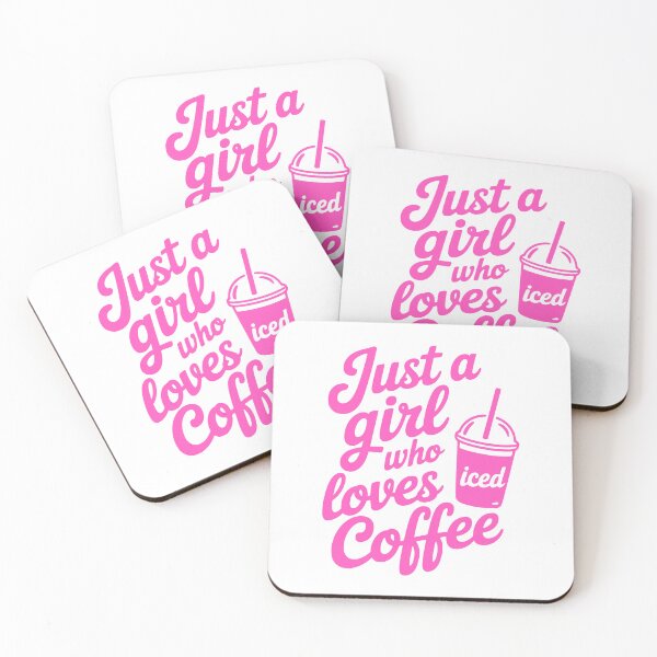 Item preview, Just A Girl Who Loves Iced Coffee! Funny Coffee Lover Gift designed and sold by PMCreative.