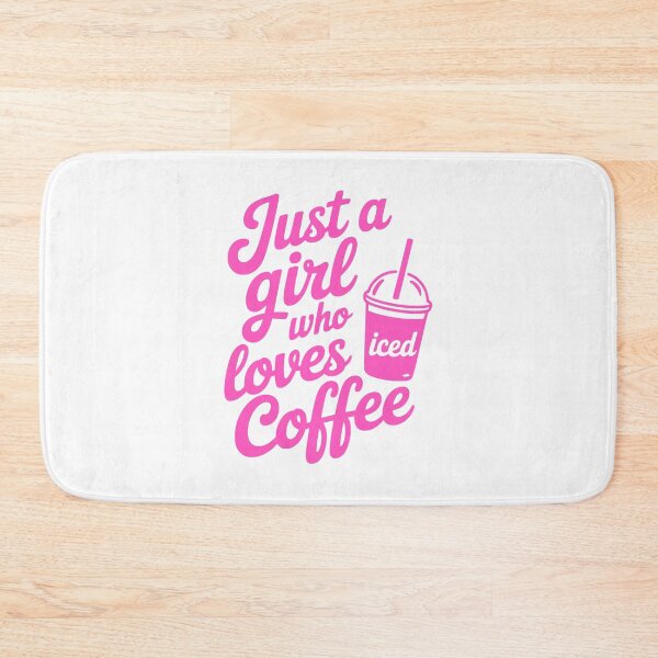 Item preview, Just A Girl Who Loves Iced Coffee! Funny Coffee Lover Gift designed and sold by PMCreative.