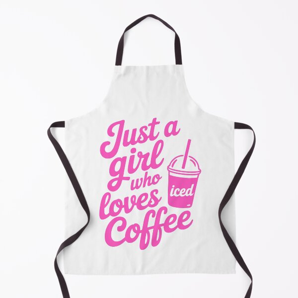 Item preview, Just A Girl Who Loves Iced Coffee! Funny Coffee Lover Gift designed and sold by PMCreative.