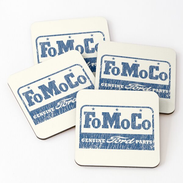 Item preview, Vintage FoMoCo emblem - aged, worn, blue print. designed and sold by retropetrol.