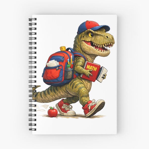 Item preview, T-rex Going to School  designed and sold by ttuniques.