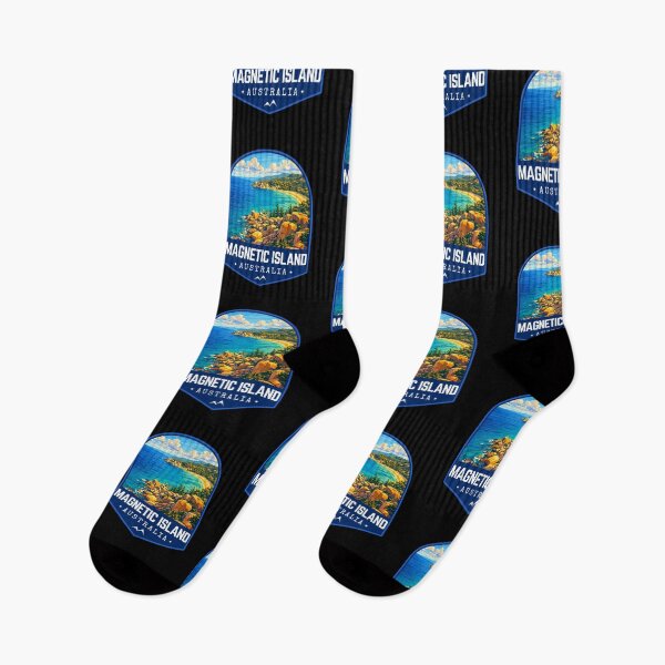Item preview, Magnetic Island in Australia Retro Travel Art Emblem designed and sold by MaateoDesign.
