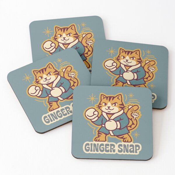 Item preview, Retro Ginger Snap Boxing Cat Vintage 70s designed and sold by dreephic22.