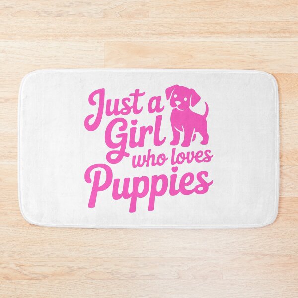 Item preview, Just A Girl Who Loves Puppies! Cute Dog Lover Gift designed and sold by PMCreative.