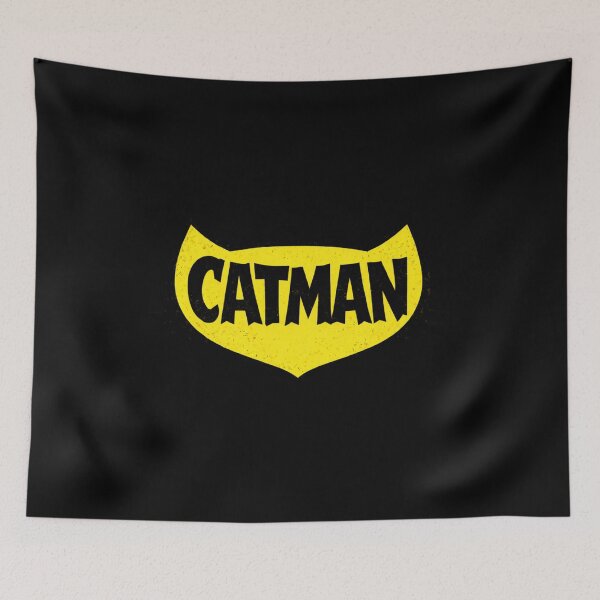 Item preview, Cat Dad Superhero Funny Cat Lover Gift Design designed and sold by CatPrintCo.