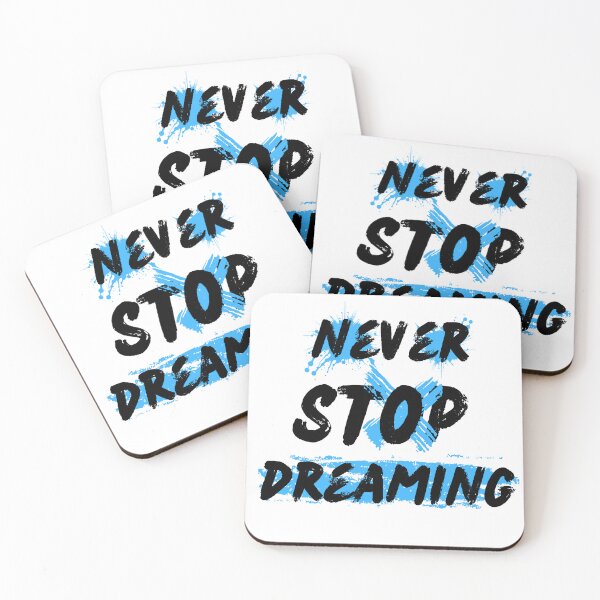 Item preview, Never Stop Dreaming Inspirational Quote designed and sold by MarselArt.
