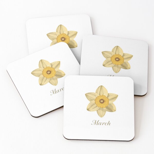 Item preview, March Birth Flower - Daffodil Floral Print designed and sold by AnnaMazingShop.