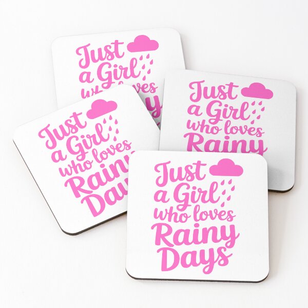 Item preview, Just A Girl Who Loves Rainy Days! Cute Rain Lover Gift designed and sold by PMCreative.