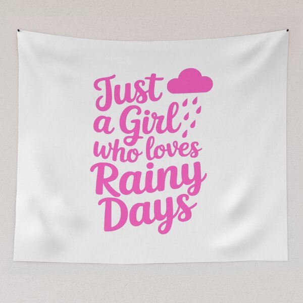 Item preview, Just A Girl Who Loves Rainy Days! Cute Rain Lover Gift designed and sold by PMCreative.
