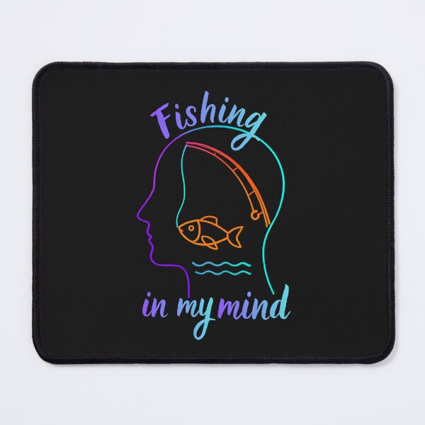 Item preview, Fishing in My Mind – Funny Fishing Lover Shirt designed and sold by GigaFactory.