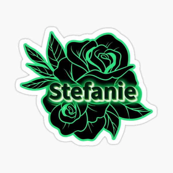 Stefanie Name Stickers for Sale | Redbubble