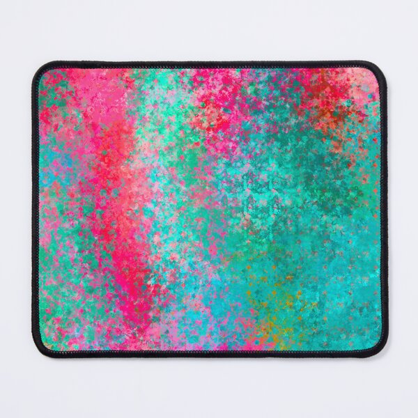 Item preview, Vibrant Pink and Teal Abstract Splash | Colourful Modern Digital Painting designed and sold by Brightful Creations .