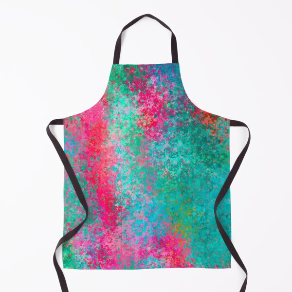Item preview, Vibrant Pink and Teal Abstract Splash | Colourful Modern Digital Painting designed and sold by Brightful Creations .