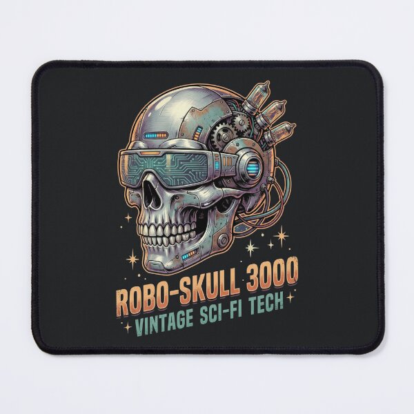 Item preview, Cyberpunk Robo Skull – Futuristic Sci-Fi Tech Aesthetic designed and sold by Taans-Creation.