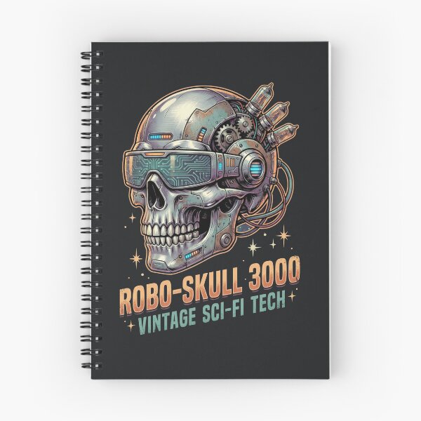 Item preview, Cyberpunk Robo Skull – Futuristic Sci-Fi Tech Aesthetic designed and sold by Taans-Creation.