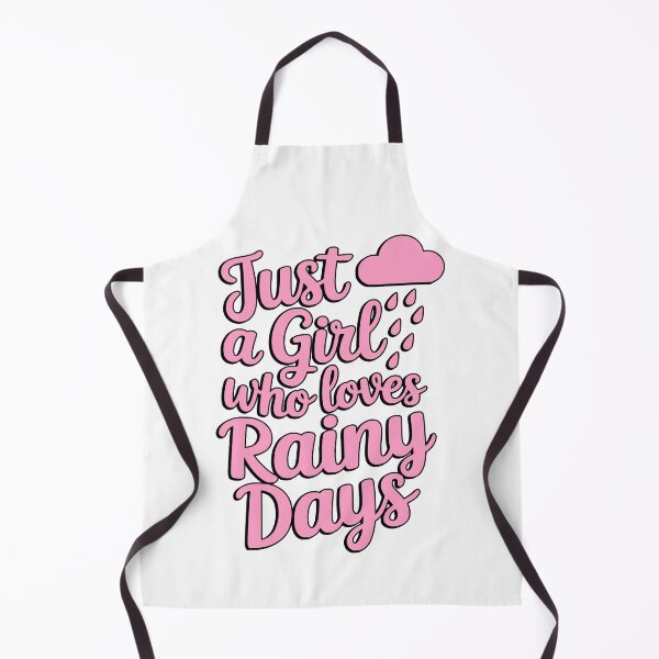 Item preview, Just a Girl Who Loves Rainy Days Cute Typography designed and sold by PMCreative.