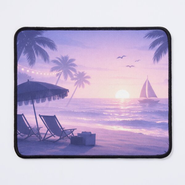 Item preview, Tropical Shade on the Beach at Sunset designed and sold by DrizzyV.