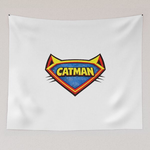 Item preview, Cat Dad Superhero Funny Cat Lover Design designed and sold by CatPrintCo.