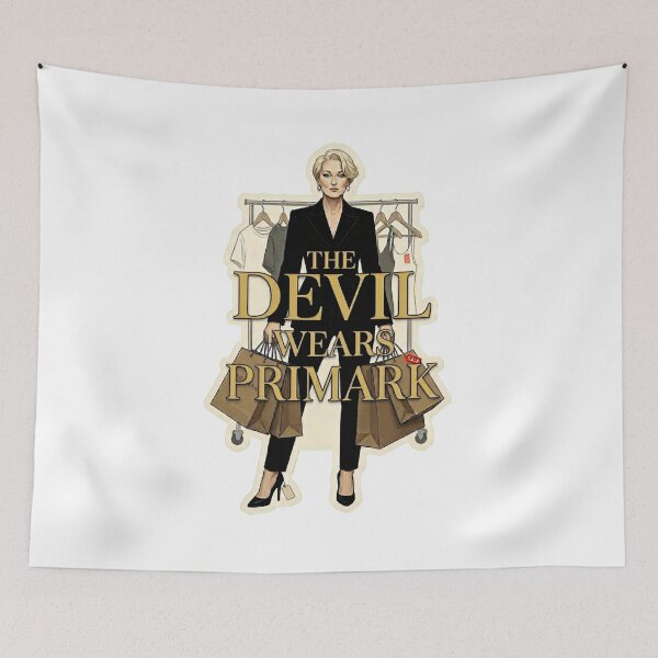 Item preview, The Devil Wears Prada, Funny Film Parody Poster designed and sold by Shoot-The-Moon.