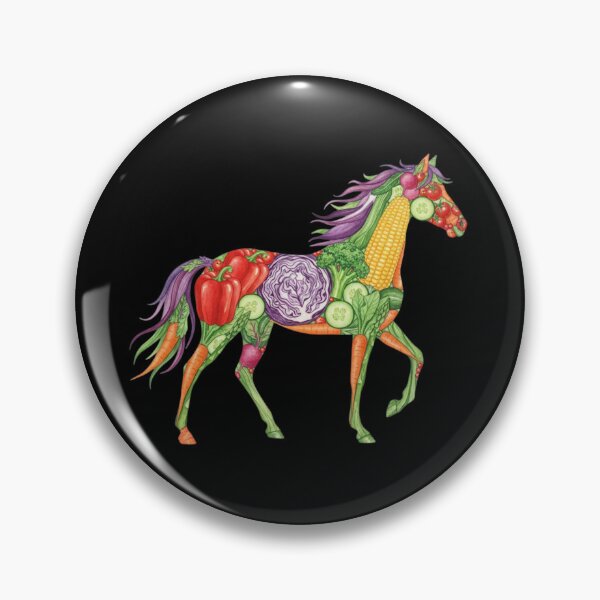 Item preview, Vegetable Horse Botanical Illustration designed and sold by Teenidesign .