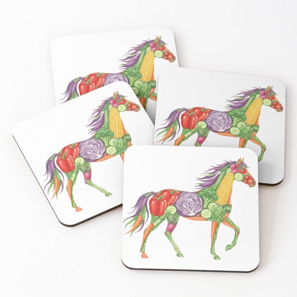 Item preview, Vegetable Horse Botanical Illustration designed and sold by Teenidesign .