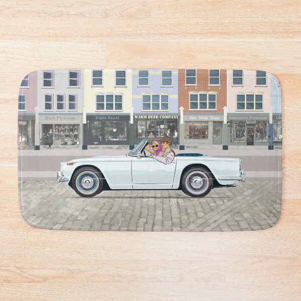 Item preview, White TR4a – with white wall tires designed and sold by Bigs66.