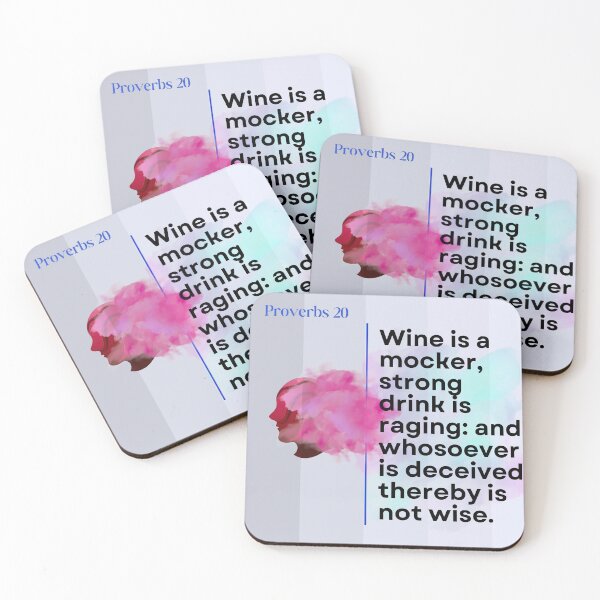 Item preview, Proverbs 20:1 designed and sold by Undonemadenew.