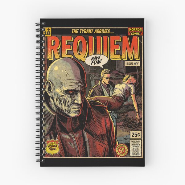 Item preview, Resident Evil 9 Requiem Retro Vintage Comic Cover Art designed and sold by Back2Collage.