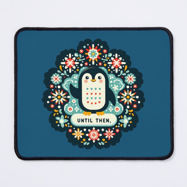 Item preview, Until Then Penguin – Scandinavian Folk Art Nursery Rhyme by heidiannemorris © designed and sold by FOLK ART FUSION.