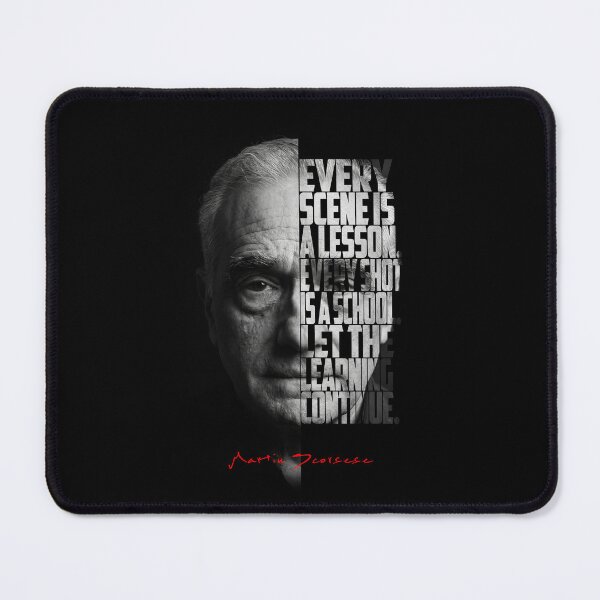 Item preview, Black and white Martin Scorsese Legendary Director quote. designed and sold by Enea Kelo.