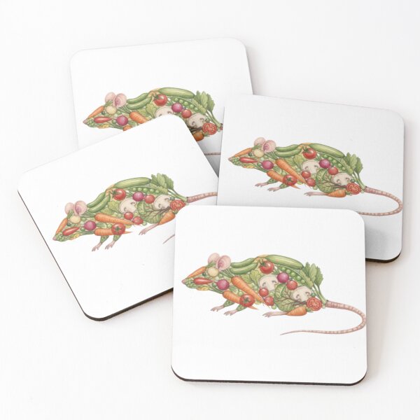 Item preview, Vegetable Mouse Botanical Illustration designed and sold by Teenidesign .