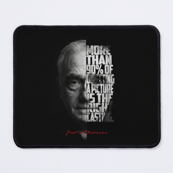 Item preview, Black and white Martin Scorsese Legendary Director quote. designed and sold by Enea Kelo.