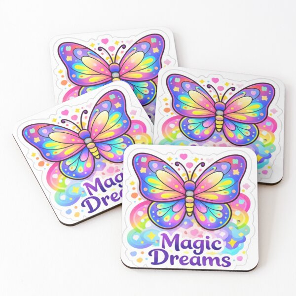 Item preview, Colorful Magic Butterfly Dreamy Fantasy Design designed and sold by bloomandbeads.eu.