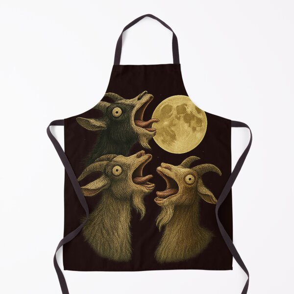 Item preview, Three Goat Moon shirt (not Wolves) designed and sold by ReggieRaggz.