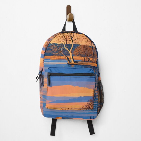 Item preview, Sunset Lake with Island Trees designed and sold by darekkocurek.