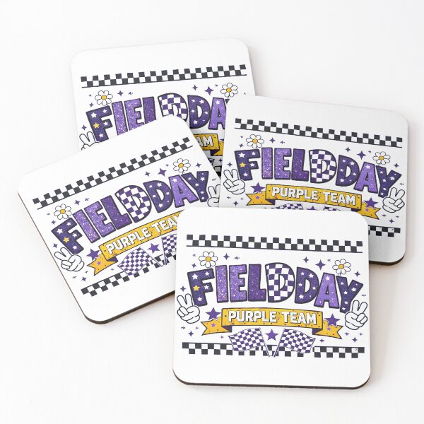 Item preview, Field Day PURPLE Team Let The Games Begin Fun Day Field Trip designed and sold by gear-posters.