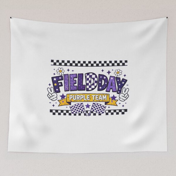 Item preview, Field Day PURPLE Team Let The Games Begin Fun Day Field Trip designed and sold by gear-posters.