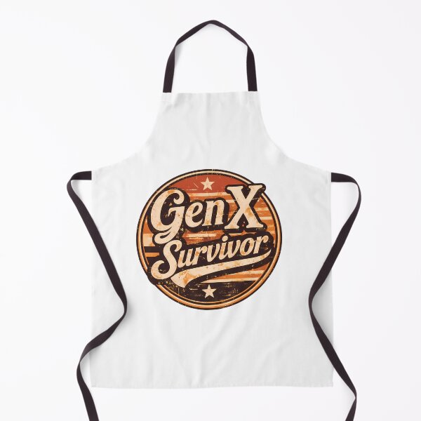 Item preview, Gen X Survivor Vintage Retro Badge Design designed and sold by PrintandJoy.