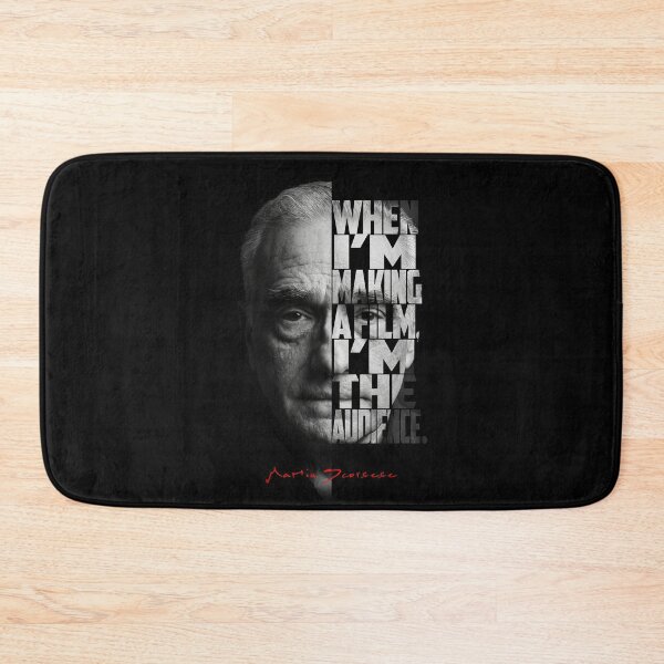 Item preview, Black and white Martin Scorsese Legendary Director quote. designed and sold by Enea Kelo.
