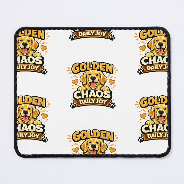 Item preview, Golden Chaos Daily Joy Golden Retriever Gift designed and sold by WildVista.