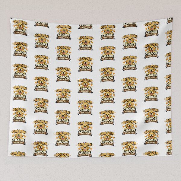 Item preview, Golden Chaos Daily Joy Golden Retriever Gift designed and sold by WildVista.