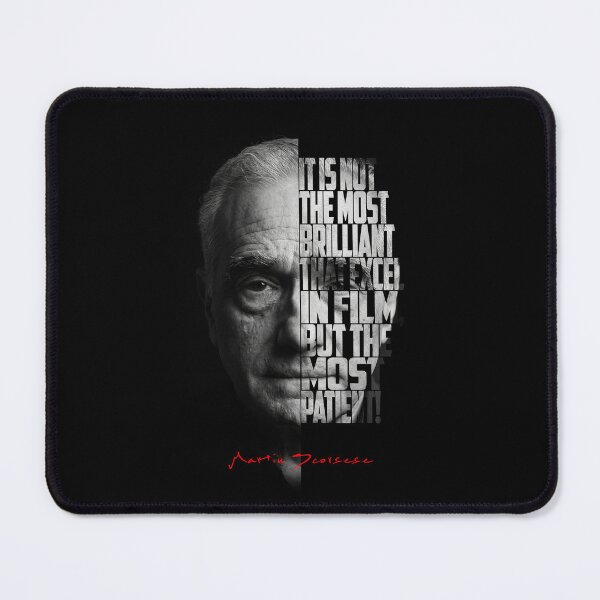 Item preview, Black and white Martin Scorsese Legendary Director quote. designed and sold by Enea Kelo.